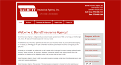 Desktop Screenshot of barrettinsuranceagency.net